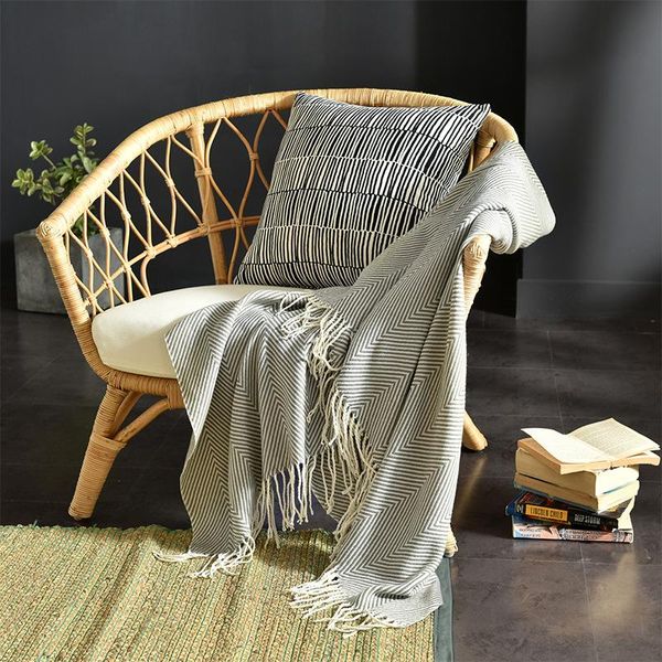 

blankets nordic knitting blanket towel leisure decorative