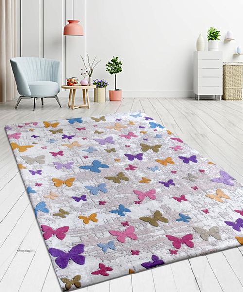 

nur home sponge velvet rubber carpet cover nrh-10 butterfly model