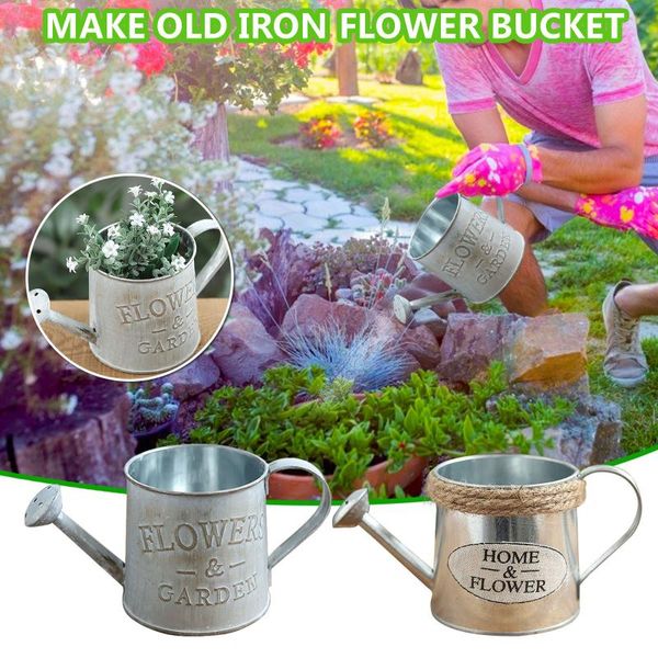 

watering equipments water tin shower flower bucket toy wild home decoration