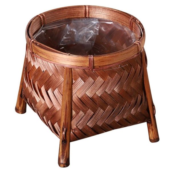 

storage baskets 1pc unique bamboo basket beautiful flower woven