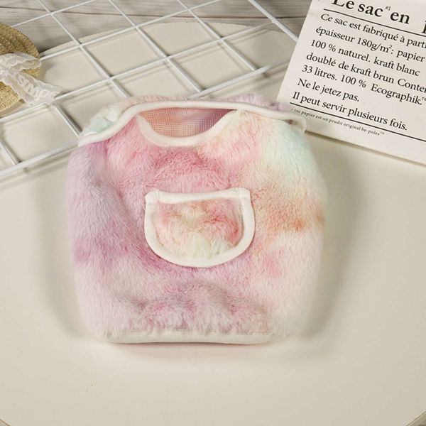 

pet autumn and winter tie dye rabbit teddy fadou cloth fat dog cat fur vt