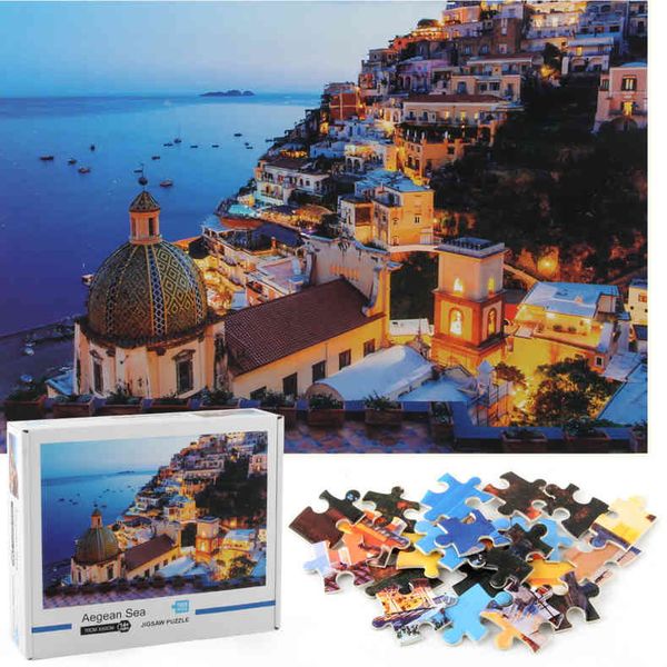 

puzzles 1000 pieces animal world lighthouse water venice many kinds of paper puzzle stress relief toys xys