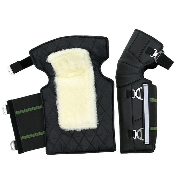 

motorcycle armor 1 pair knee sleeve cycling kneecap leg guard winter warm