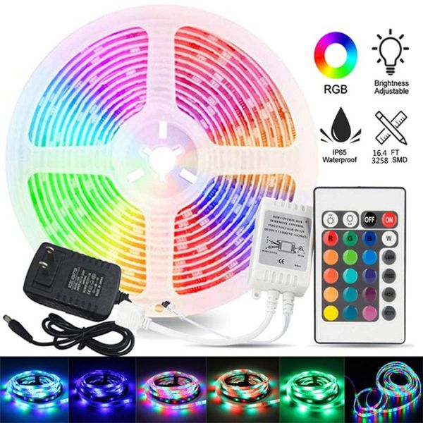

strips led strip light rgb 53528 smd dc5v flexible ribbon tape diode usb lamp bluetooth/wifi phone control music tv backlight