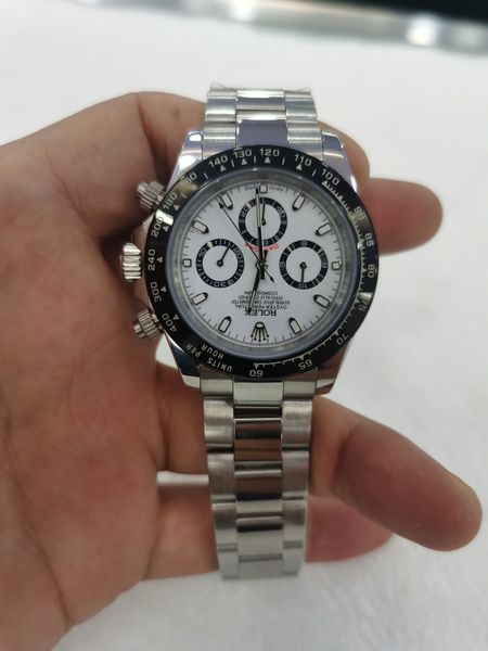 

with original box luxury men automatic movement watch full sapphire glass tona series m116519 simple silver dial steel strap master mens wat, Slivery;brown