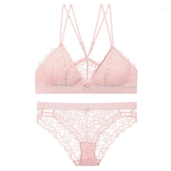 

bras acousma beautiful lingerie women bralette lace bra ultrathin triangle cup brassiere underwear set female brief sets1, Red;black