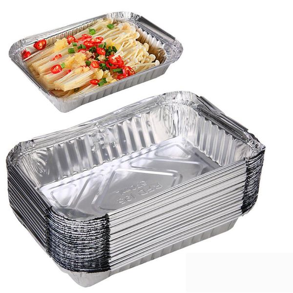 

tools & accessories disposable bbq drip pans aluminum foil grease recyclable grill catch tray for weber outdoor supplies