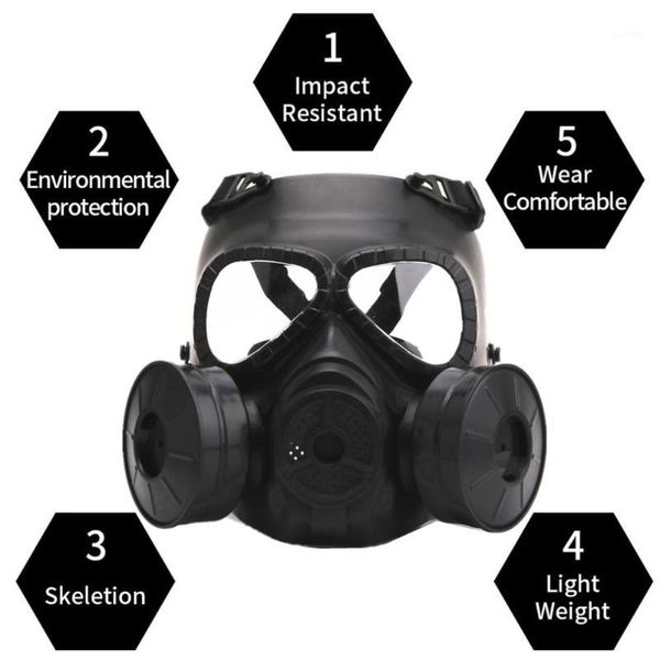 

tactical hood 2021 style gas mask breathing creative stage performance prop for cs field equipment cosplay protection halloween evil1