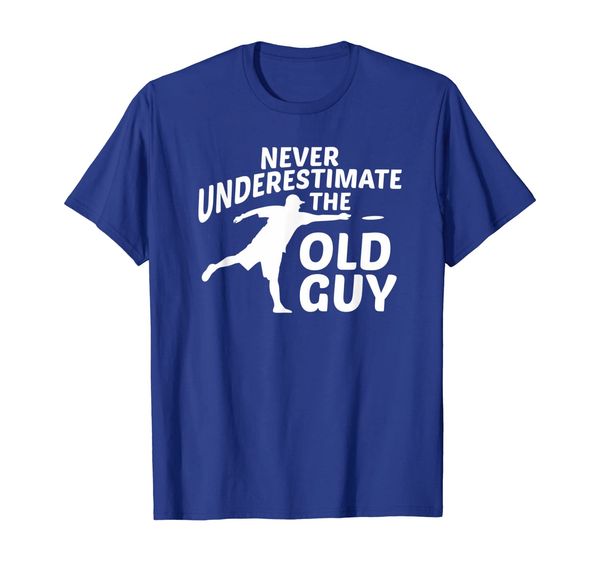 

Never Underestimate The Old Guy Funny Disc Golf Designs T-Shirt, Mainly pictures