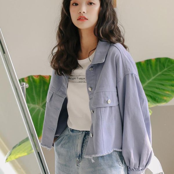 

women's jackets 2021 spring autumn fashionable lantern sleeve coats women casual pocket for ladies vintage loose outerwear, Black;brown
