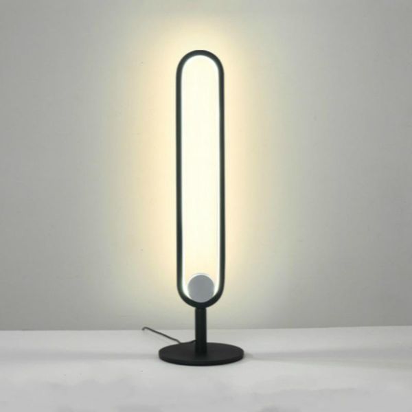 

table lamps nordic minimalist electroplate annular led desk lamp living room bedroom light fixture office design lighting acrylic shade