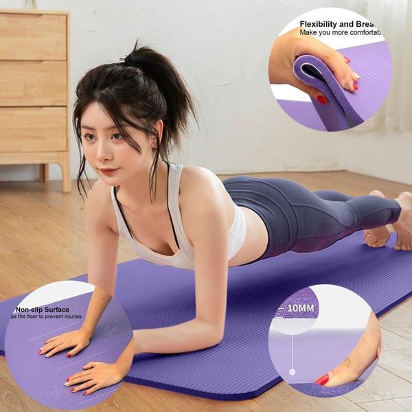 

40# 10mm yoga mat eva non-slip fitness slim yoga gym exercise mats tasteless pilates gym exercise pads fitness mat mats