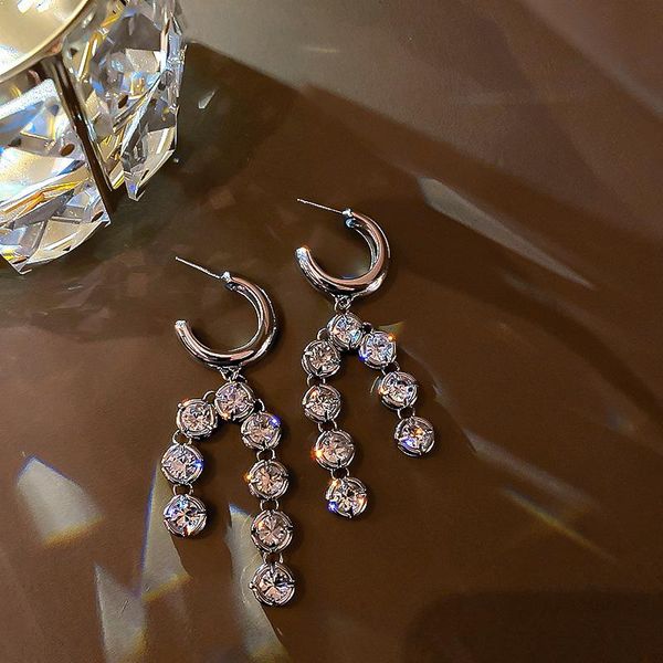 

dangle & chandelier butterfly jewelry drop leaf earrings for women oorbellen voor vrouwen aretes largos de mujer pendientes colgantes, Silver