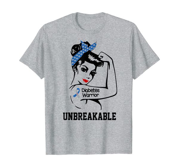 

Diabetes Warrior Unbreakable Strong Women Gift T-Shirt, Mainly pictures