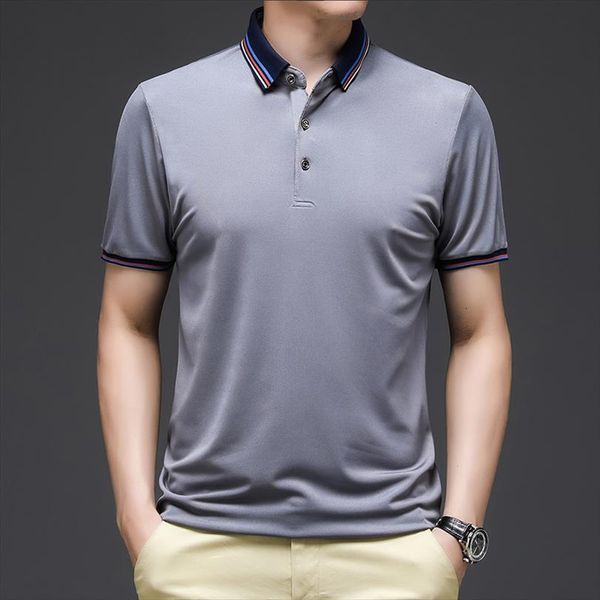 

original brand design shirt men polo solid color summer short sleeve teeshirt homme breathable tee clothing t1029, White;black
