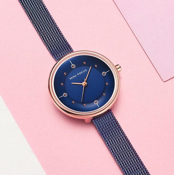 

classic simple design women's dress watches luxury brand ladies quartz watch stainless steel mesh wristwatch reloj mujer beautiful cloc, Slivery;brown