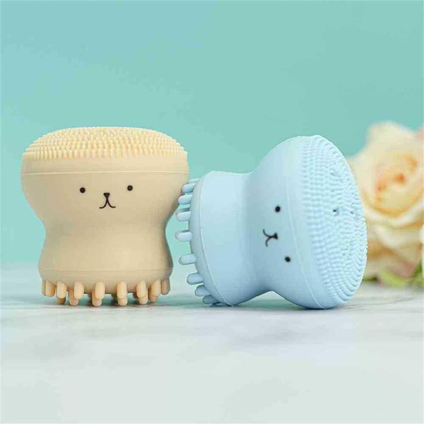 

fashion silicone face wash brush facial cleansing brushes face mini deep cleaning washing brush massage beauty instrument clean pores xmas