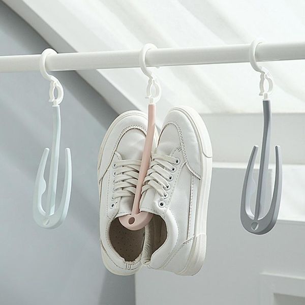 

hangers & racks shoes drying hanger stand footware rack hanging organizer multifunction windproof holder creative shelf