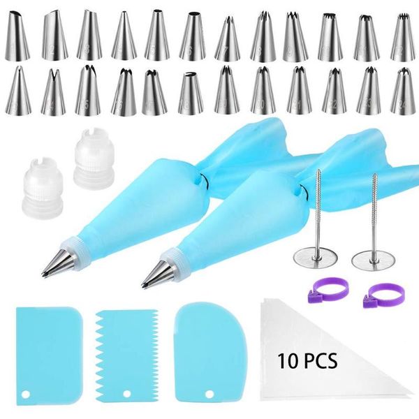 

baking & pastry tools 46-piece set decorating mouth cake bag silicone decoration