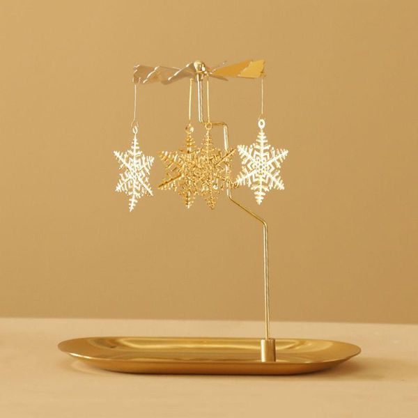 

candle holders rotary holder spinning metal - spin around when drop