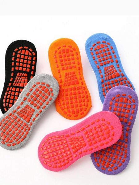 

sports socks girl quick-drying pilates ballet socks, yoga silicone non-slip floor breathable cotton dance, Black