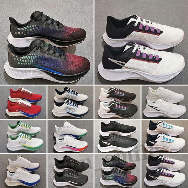 

pegasus 37 38 turbo premium blue ribbon running shoes flyease mens women trainers breathable net gauze hyper violet casual sport sneakers