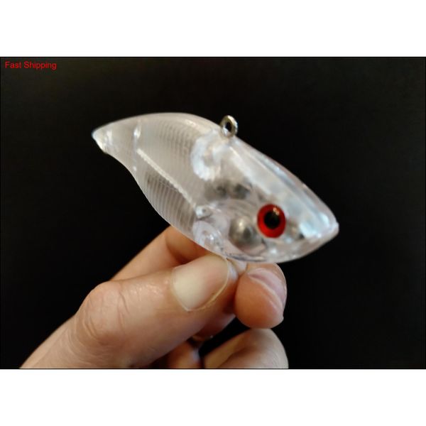 

gyfishing 20 pcs unpainted fishing lipless vib fast sinking blanks hard baits t ons hjfeeling