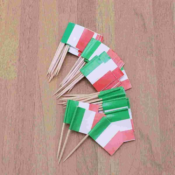 

other festive & party supplies 100pcs italy flag shape picks cake ers decorative cupcake muffin food fruit festival birthday favors