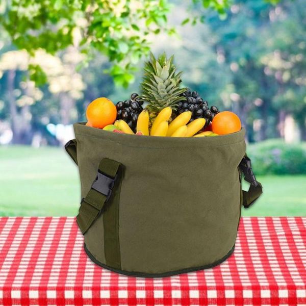 

storage bags foldable fruit picking bag vegetable for garden camping outdoor