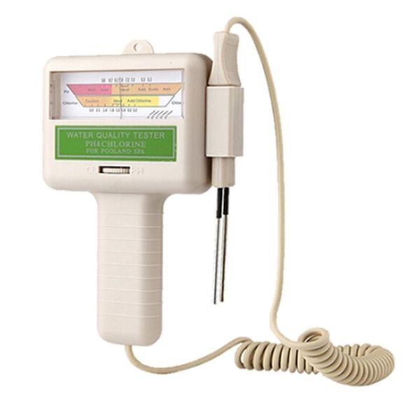 

meters pc101 ph meter portable water quality measure cl2 chlorine level tester for swimming pool spa aquarium monitor tools