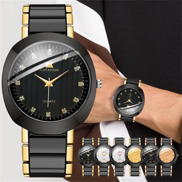 

wristwatches man fashion mechanical clock stainless steel casual dress wrist crystal jewelry 2021 men quartz watch relogio smael, Slivery;brown