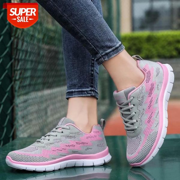 

platform sneakers shoes female women's sneakers casual shoe woman lace up mesh platform designer shoes chaussure femme plus size #cj4v