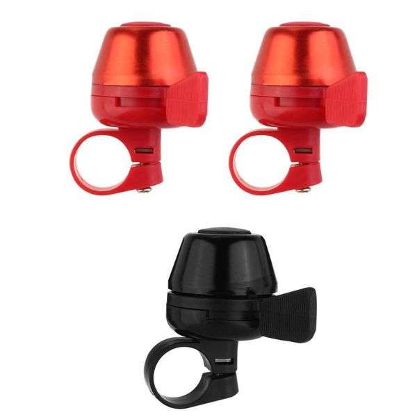 

bike horns 3 pcs bells loud crisp clear sound hand ringing safty for cycling biking(random color)