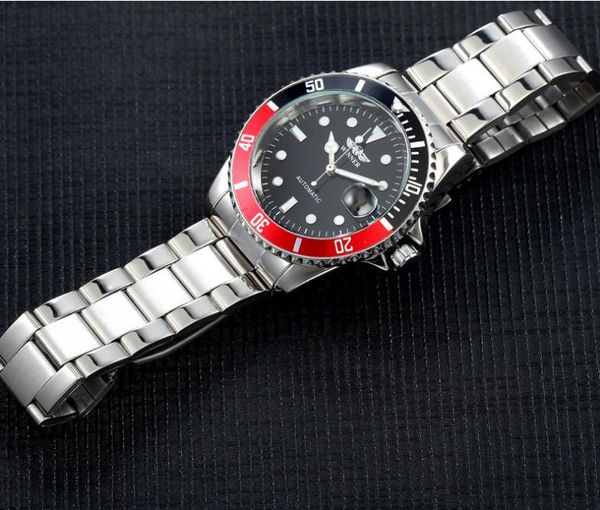 Лучшие продажи победителя мода мужские часы мужские автоматические часы механические часы для человека wn27-3