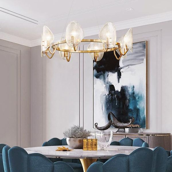 

chandeliers nordic living room light luxury led chandelier lighting creative ice dining decoration bedroomhanging lamp