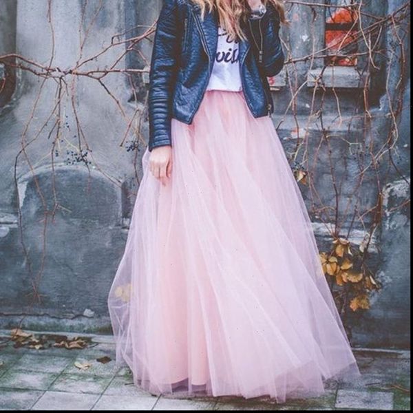 

fashion womens lace princess fairy 4 layers 100 cm voile tulle skirt bouffant puffy fashion skirt long tutu skirts, Black