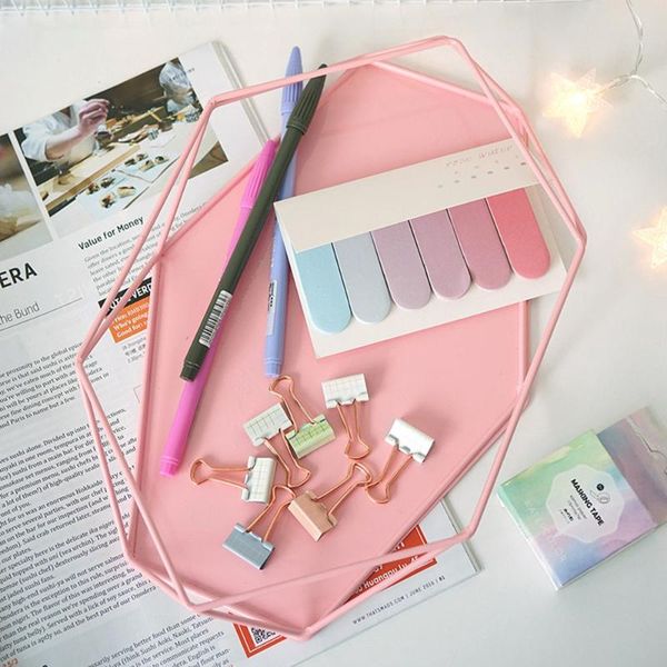 

kitchen storage & organization nordic geometric metal tray scandinavian jewelry ring display home chic fruit cupcake organizer plate po prop