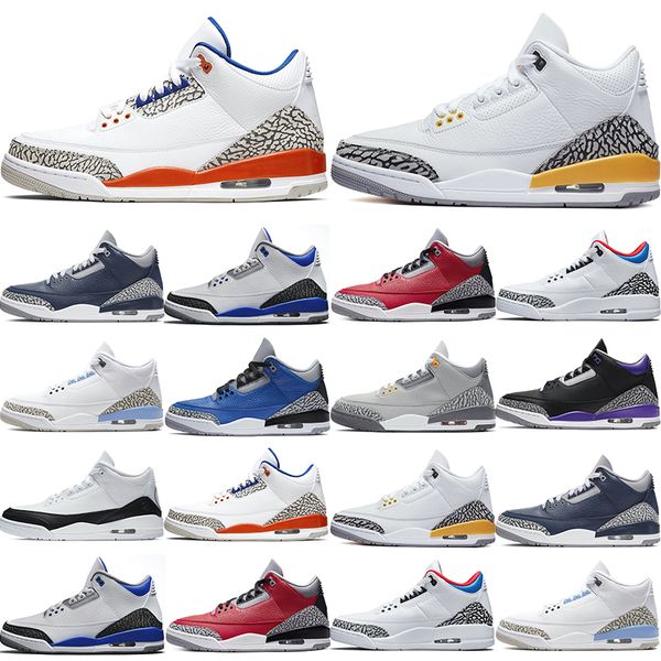 

2021 fashion original basketball shoes knicks laser orange midnight navy racer blue red cement seoul unc fragment court purple cool grey tra, White;red