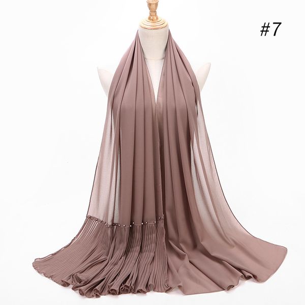 2021 pianura bolle chiffon sciarpa del hijab donne scialle avvolge hijab tinta unita musulmana sciarpe lunghe con diamante glitter oro testa sciarpa