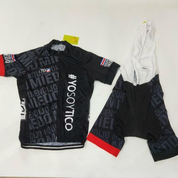 

racing sets 2021 man cycling jersey set bike ropa ciclismo hombre clothing short sleeve and bib shorts with power band, Black;blue