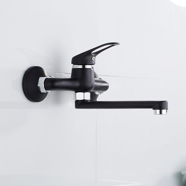 

2021 new kitchen rotatable attached to elongated wall covers only faucet handle of the basin mixing water and cold swimming pool qycr