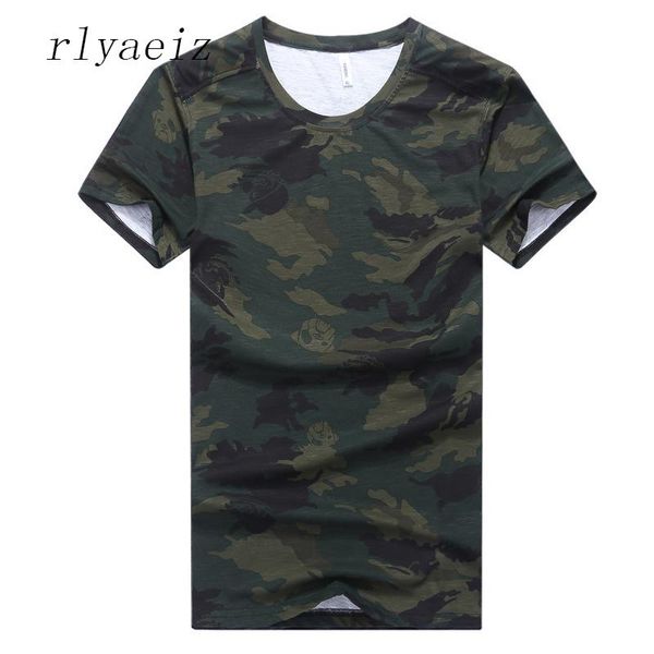 

men's t-shirts rlyaeiz oversized 7xl 8xl 9xl 2021 summer t shirt men shirts camouflage 100% cotton male slim tees, White;black