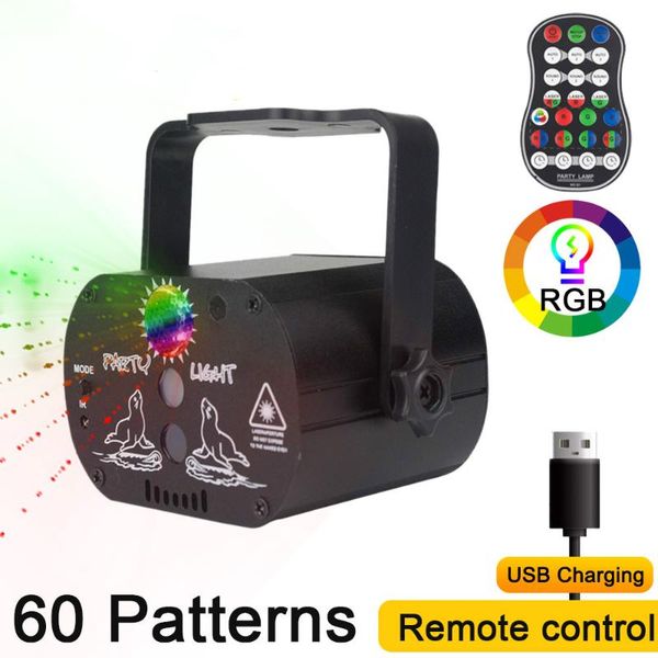 

repair tools & kits mini rgb disco light laser stage projector rechargeable dj led usb voice control red blue green lamp wedding birthday pa