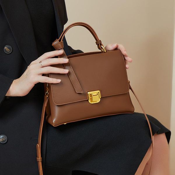 

evening bags luxury 2022 genuine leather messenger bag women vintage crossbody for fashion ladies cowhide cross body satchel