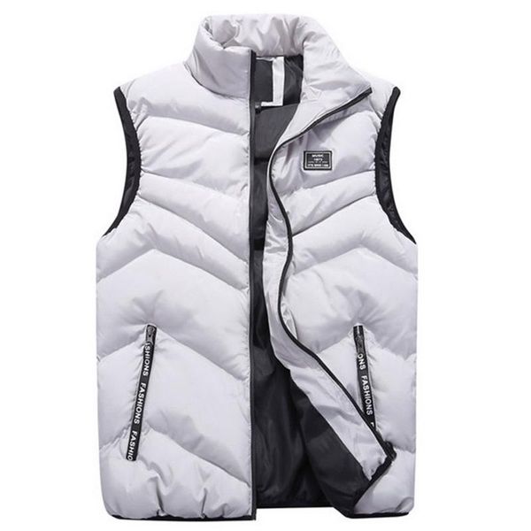 Gilet da uomo FALIZA 2021 Gilet Primavera Inverno Giacca senza maniche e cappotti Gilet da uomo Gilet casual spesso caldo Homme Uomo MJ110