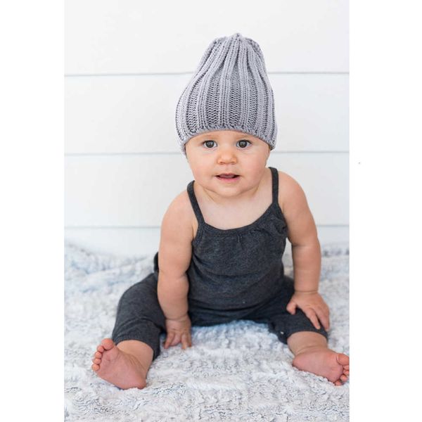 

2021 fashion baby hat sh350 warm striped, Yellow