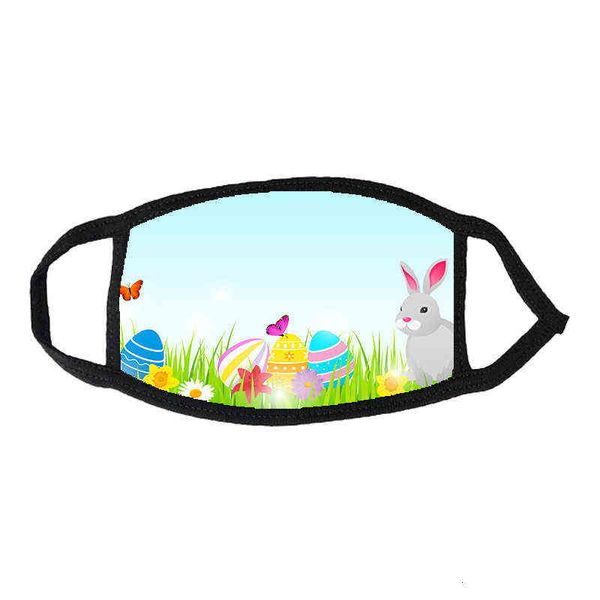 

easter mask bunny egg printed cotton dustproof cloth