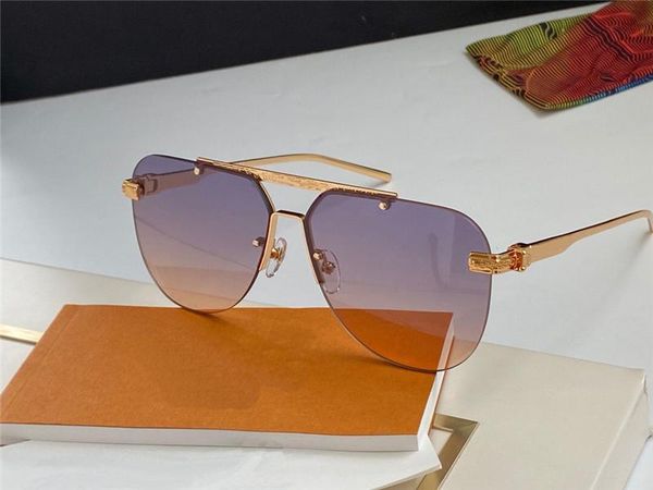 

model men outdoor sunglasses pilot legs retro metal printed fashion classic style 1261 design frameless design ajbpv, Silver
