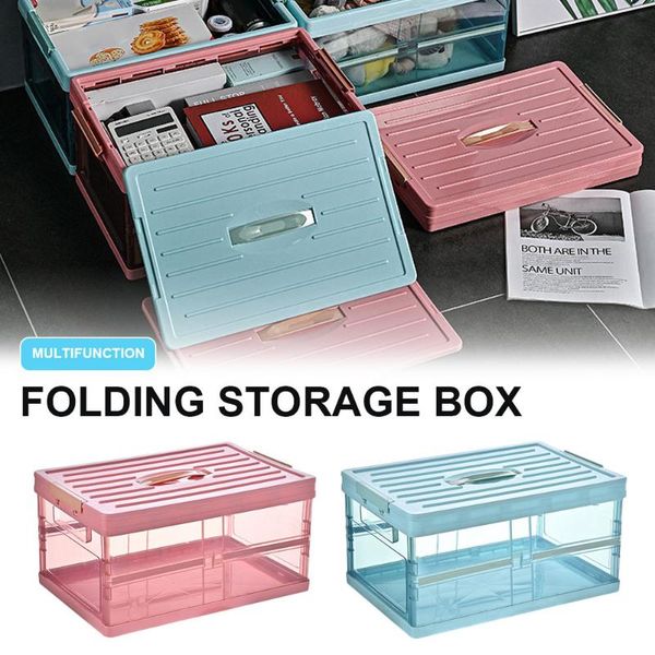 

storage baskets household transparent box car trunk finishing sundries book