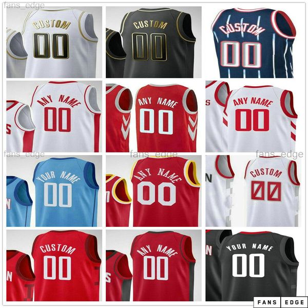 

custom printed houston john 1 wall victor 4 oladipo eric 10 gordon christian 35 wood pj 17 tucker man women kids youth basketball jerseys, Black;red